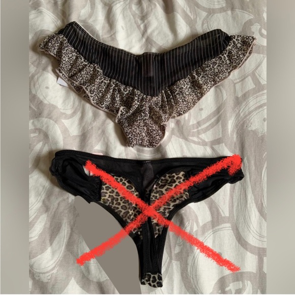 La Senza Nylon Woman’s Ruffled Thongs M - Picture 8 of 15